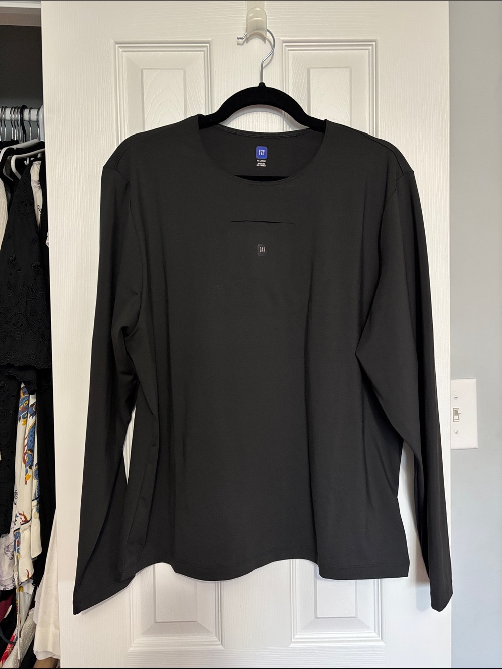 Yeezy Gap Engineered by Balenciaga Long-Sleeve Second Skin in Black
